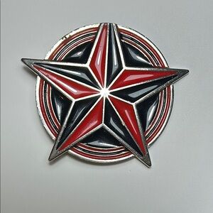 Vintage Northern Star Tattoo Belt Buckle